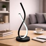 اباژور مدرن رو میزی کد00491 - خرید بهترین کیفیت و قیمت در فروشگاه گروه روشنایی دلوری || انواع لوستر سقفی و دیواری مدرن