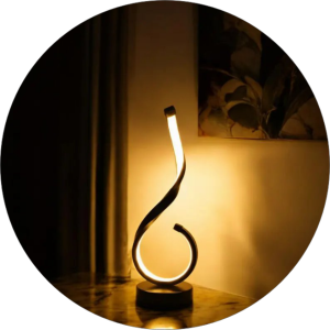 آباژور رو میزی طرح فلوری 00695 - خرید بهترین کیفیت و قیمت در فروشگاه گروه روشنایی دلوری || انواع لوستر مدرن