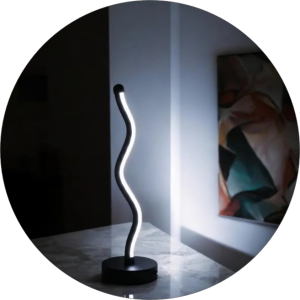 آباژور رو میزی طرح فلوری 00695 - خرید بهترین کیفیت و قیمت در فروشگاه گروه روشنایی دلوری || انواع لوستر مدرن