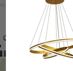 لوستر مدرن سقفی طرح کهکشانی سه لاین کد 00847 - خرید بهترین کیفیت و قیمت در فروشگاه گروه روشنایی دلوری || انواع لوستر سقفی و دیواری مدرن