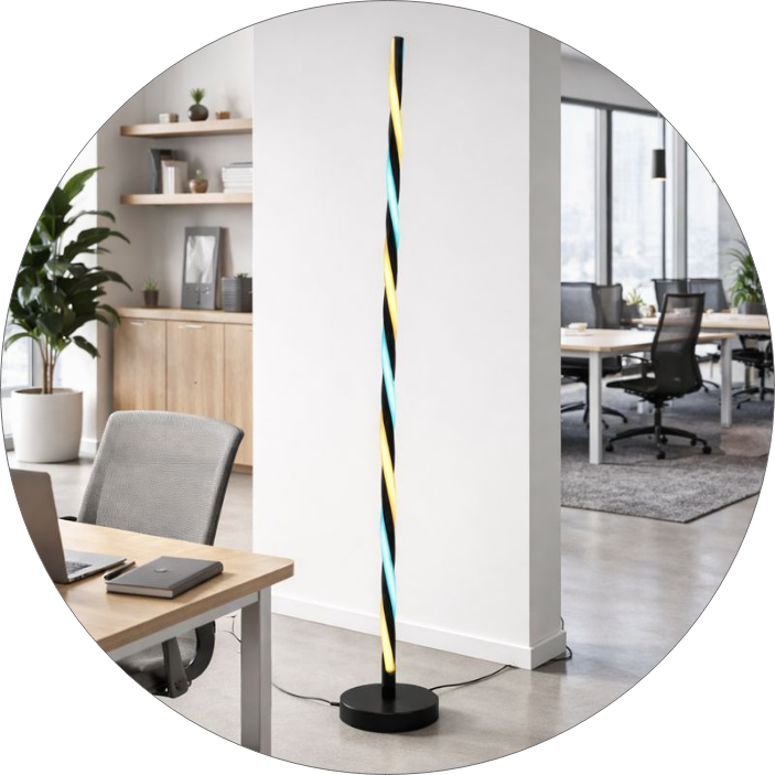 آباژور ایستاده طرح پیچ کد 00800 - خرید بهترین کیفیت و قیمت در فروشگاه گروه روشنایی دلوری || انواع لوستر سقفی و دیواری مدرن