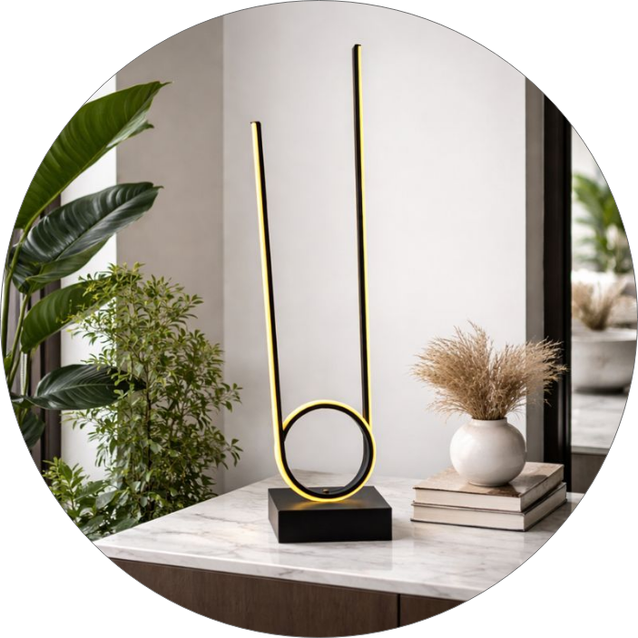 آباژور ایستاده طرح لیانا کد 00798 - خرید بهترین کیفیت و قیمت در فروشگاه گروه روشنایی دلوری || انواع لوستر سقفی و دیواری مدرن