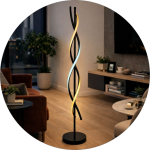 آباژور ایستاده طرح آوا کد 00793 - خرید بهترین کیفیت و قیمت در فروشگاه گروه روشنایی دلوری || انواع لوستر سقفی و دیواری مدرن