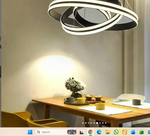 لوستر مدرن سقفی طرح کهکشانی سه لاین کد 00847 - خرید بهترین کیفیت و قیمت در فروشگاه گروه روشنایی دلوری || انواع لوستر سقفی و دیواری مدرن