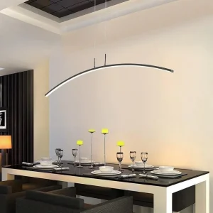 لوستر سقفی خطی طرح کمان کد 00401