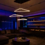 لوستر سقفی مدرن طرح مثلث کد 00551