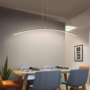 لوستر سقفی خطی طرح کمان کد 00401
