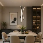 لوستر سقفی مدرن طرح کمان کد00521
