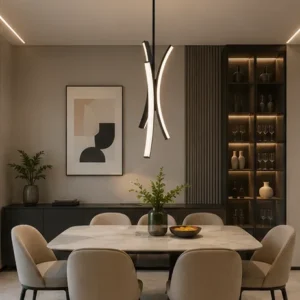 لوستر سقفی مدرن طرح کمان کد00521