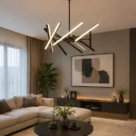 لوستر سقفی مدرن طرح پره ای 60 سانتی00543