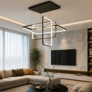 لوستر سقفی مدرن طرح خشتی کد00451