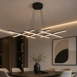 لوستر سقفی طرح پنجره ای ۶ شاخه 00602