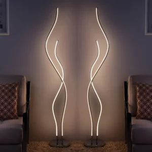 آباژور ایستاده مدرن طرح ابری کد 001018