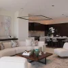لوستر سقفی مدرن اداری سایز60x 60 کد 00876