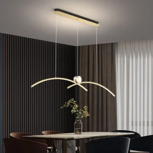 لوستر سقفی خطی طرح گنبدی کد 00889