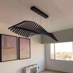لوستر سقفی مدرن طرح ملودی 10شاخه کد00252