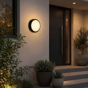 لوستر سقفی کفه دار گرد 25سانتی لبه 7 سانتی کد 00572