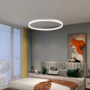 لوستر سقفی اداری حلقه ای لبه بلند قطر 60سانتی کد 00361
