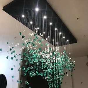 لوستر مدرن طرح سنگ ۱۵ تیکه کد00316