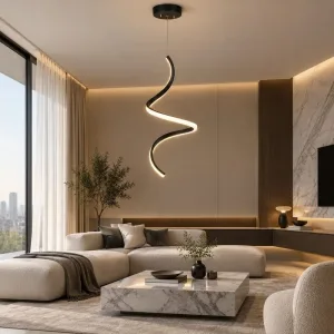 لوستر مدرن طرح فر قطر سی سانتی اس ام دی کد00118